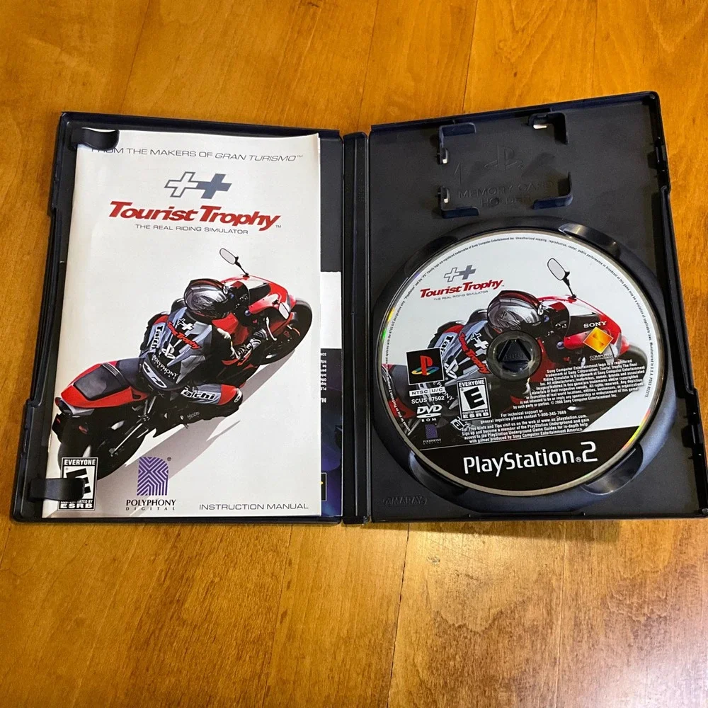 PlayStation 2 Game Tourist Trophy The Real Riding‎ Simulator Complete CIB